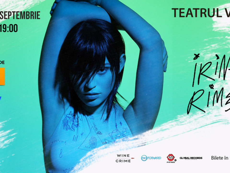 Concertul solo al Irinei Rimes a fost REPROGRAMAT pentru data de 24 septembrie.