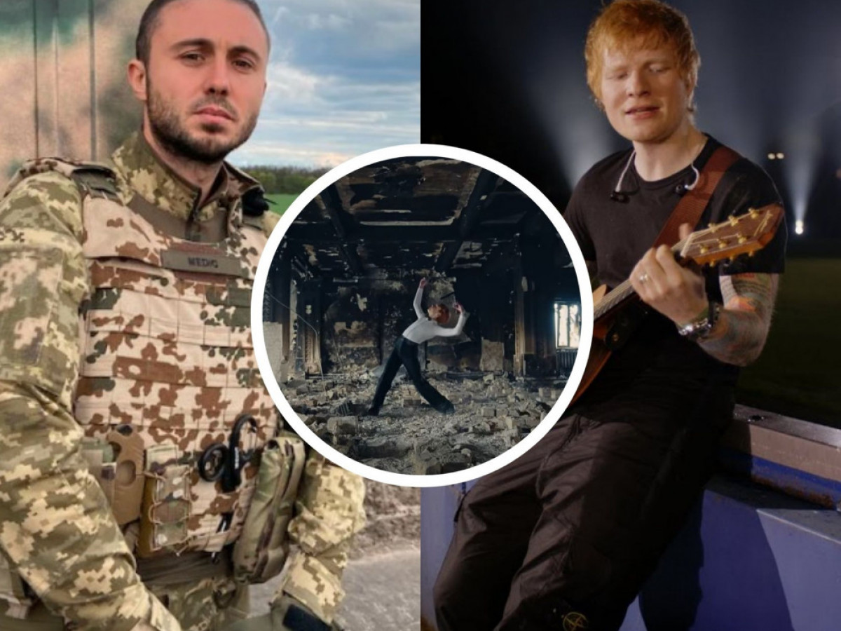Ed Sheeran, clip filmat în zonele bombardate din Ucraina, într-o colaborare cu trupa ucraineană Antytila