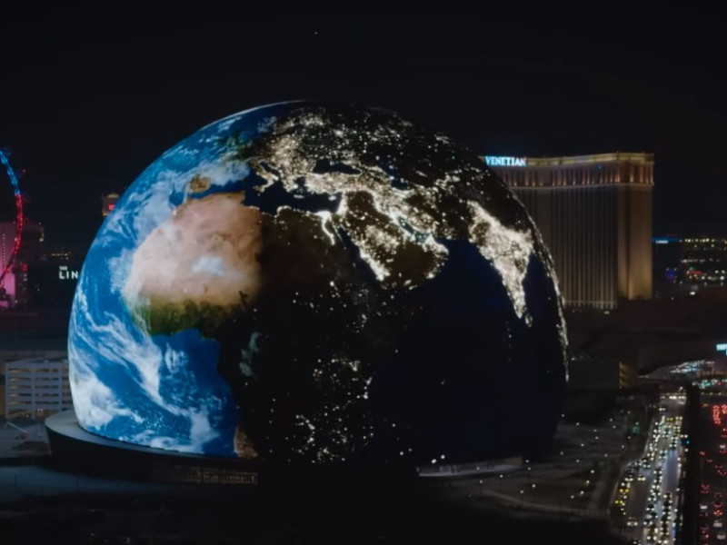 Cea mai mare clădire sferică din lume a fost inaugurată în Las Vegas - imaginile sunt spectaculoase