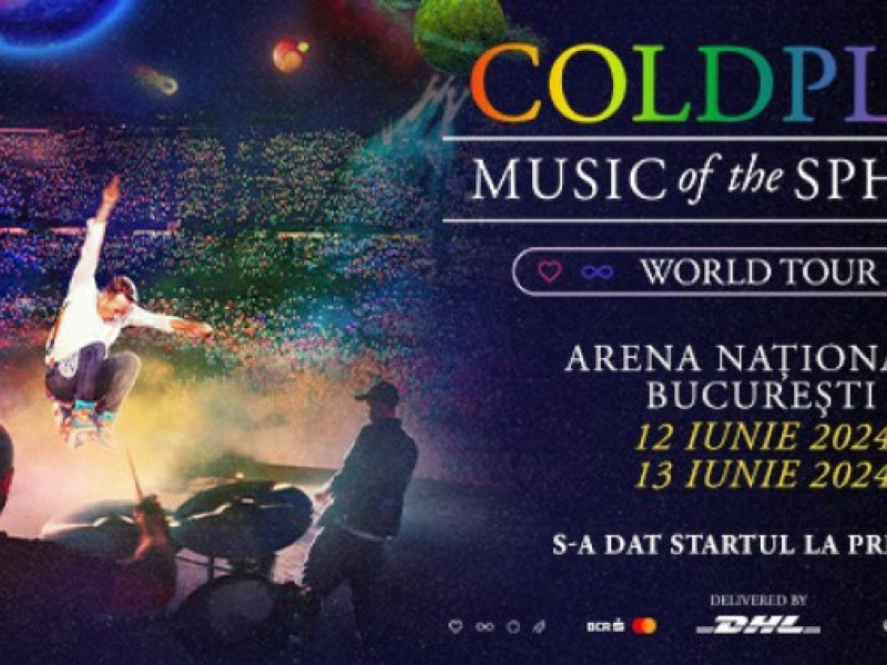 Coldplay vor avea două show-uri în România. Ne vedem la concert?